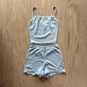 Abercrombie & Fitch Lounge Pointelle Pajama Set